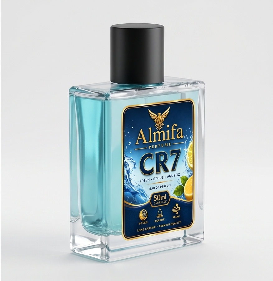Almifa CR7 Perfume for Men (50ml) | Inspired by Original CR7 | Long Lasting Luxury Fragrance | Fresh Woody Aromatic Perfume